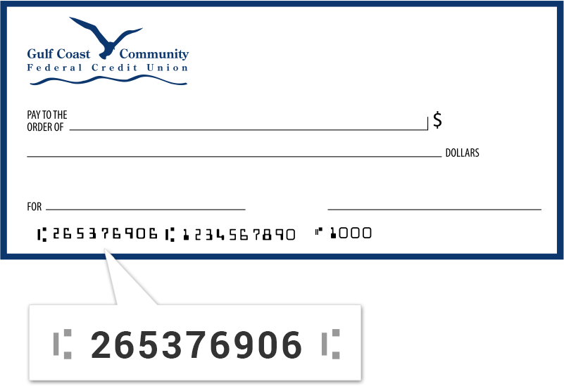 Routing Number | Gulf Coast Community FCU | Gulfport, MS - Bay St